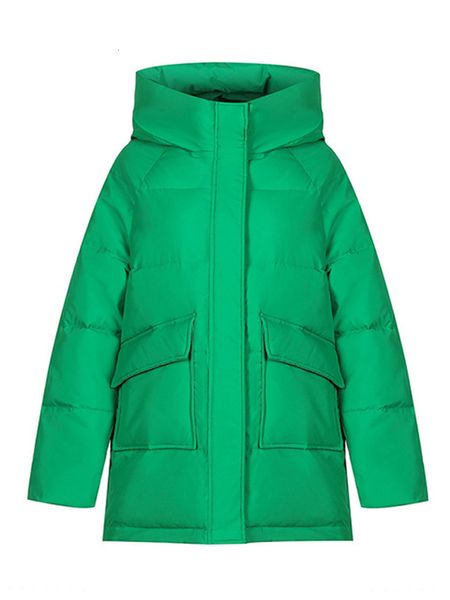 Women&#039;s Down Parkas Winter Long Coats Women Hooded Solid Puffer Jackets Big Pockets Cotton Padded Casual Warm Bubble Parka s 221205