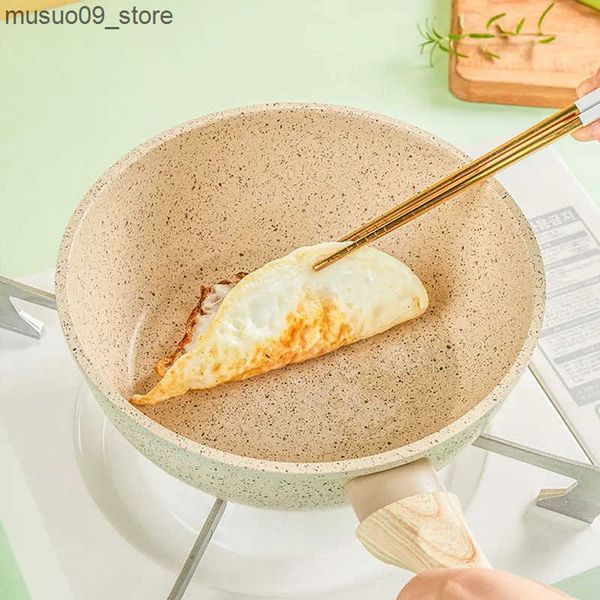 Other Cookware Pan With Lid Non-stick Cooker Wok Pot Deep Fryer Pancake Cookware L240910 L0910
