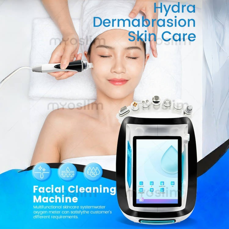 New Water Dermabrasion Ice Blue Smart Jet Aqua Peel Small Bubble Skin Cleansing Device Facial Machine Suitable for home and beauty salon