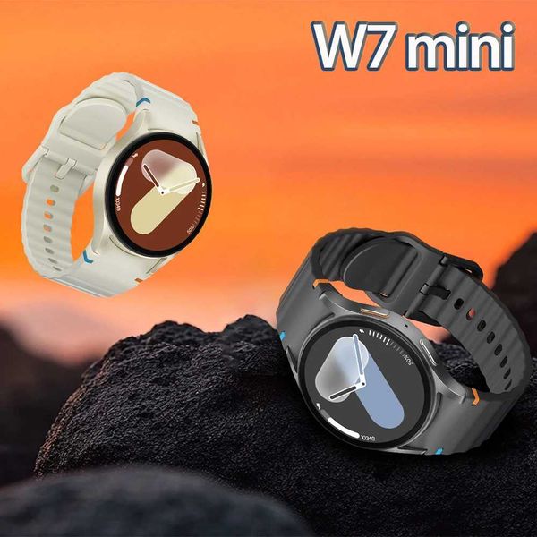 High Quality New smartwatch 7 mini womens sports Amoled screen W7 round 1.3-inch womens smartwatch fitness tracker health monitoring O241213