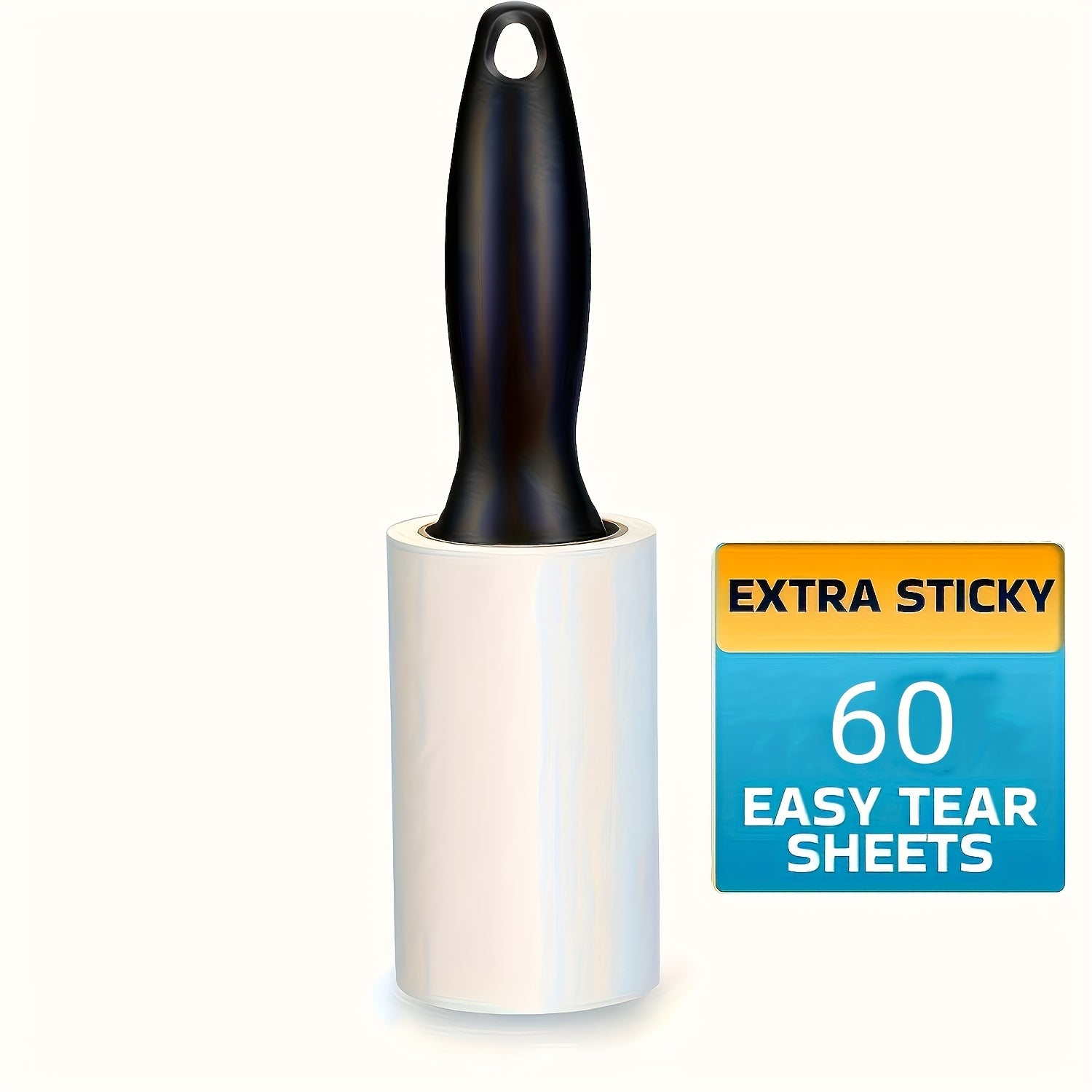 TEMU Extra-sticky Lint Roller For Pet Hair Removal - 60-120 Sheets, Fragrance-free Fur Cleaner For Furniture, Clothes & Carpets | Easy-tear,