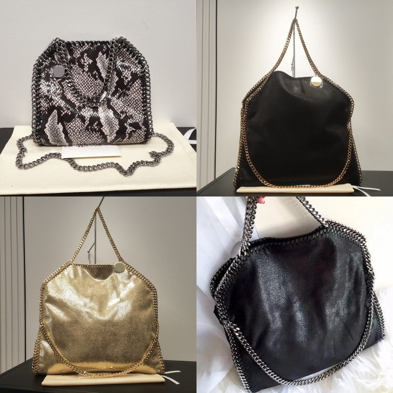 Women designer handbag stella crossbody bag totes shoulder bag chain casual large capacity shopping bag for woman vintage classical ladies te093 Y4