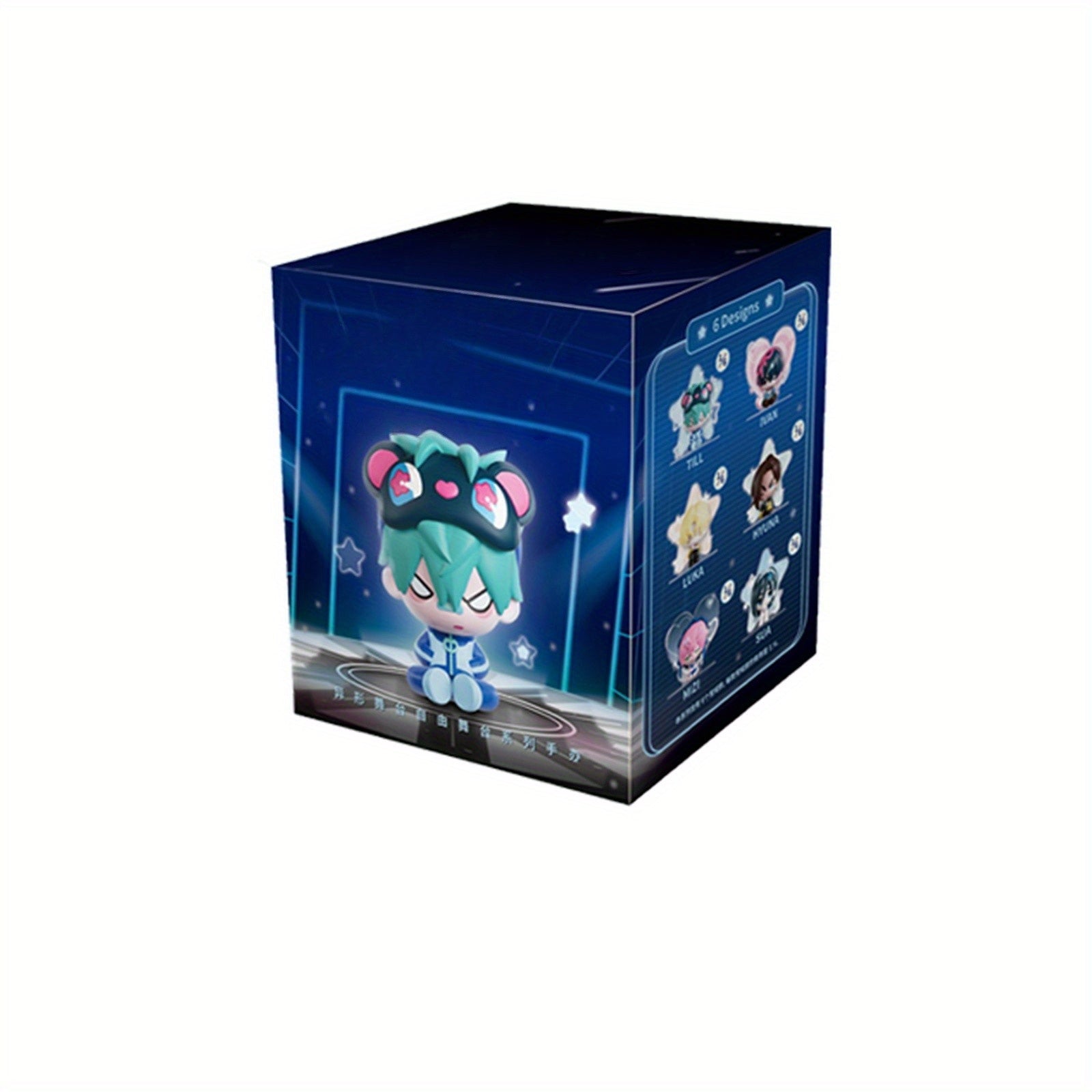 TEMU Anime Collectible Garage Kit Stage Themed Blind Pvc Figure Random Character For Display And