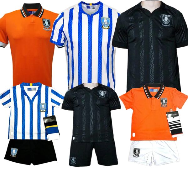 24 25 ShEffIElD Wednesday Soccer Jerseys 2024 2025 HENEGHZN ADENIRAN FAMEWO DELEBASHIRU FT Will Vaul Callum Smith swfc Football Shirts