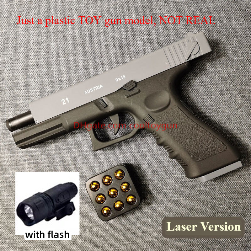 Colt Automatic Shell Ejection Pistol Laser Version Toy Gun For Adults Kids Outdoor Games good