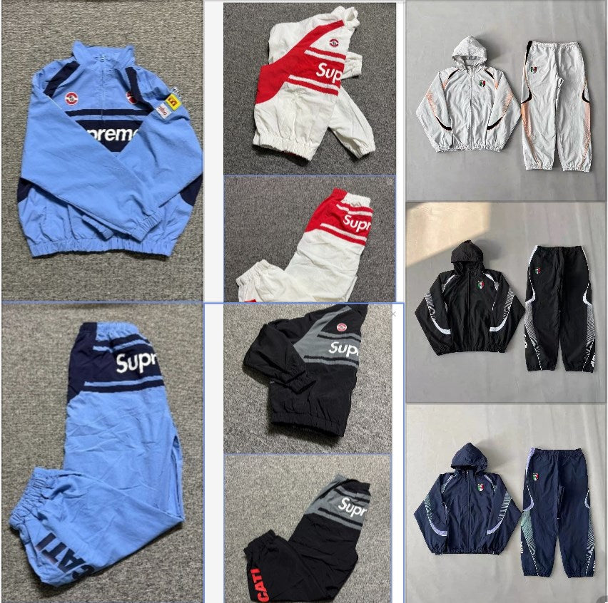 Designer hooide Men&#039;s Tracksuits Vintage Y2k Windbreaker Jacket Women Oversize Korean Fashion Haruku Streetwear Track Jackets Outdoor