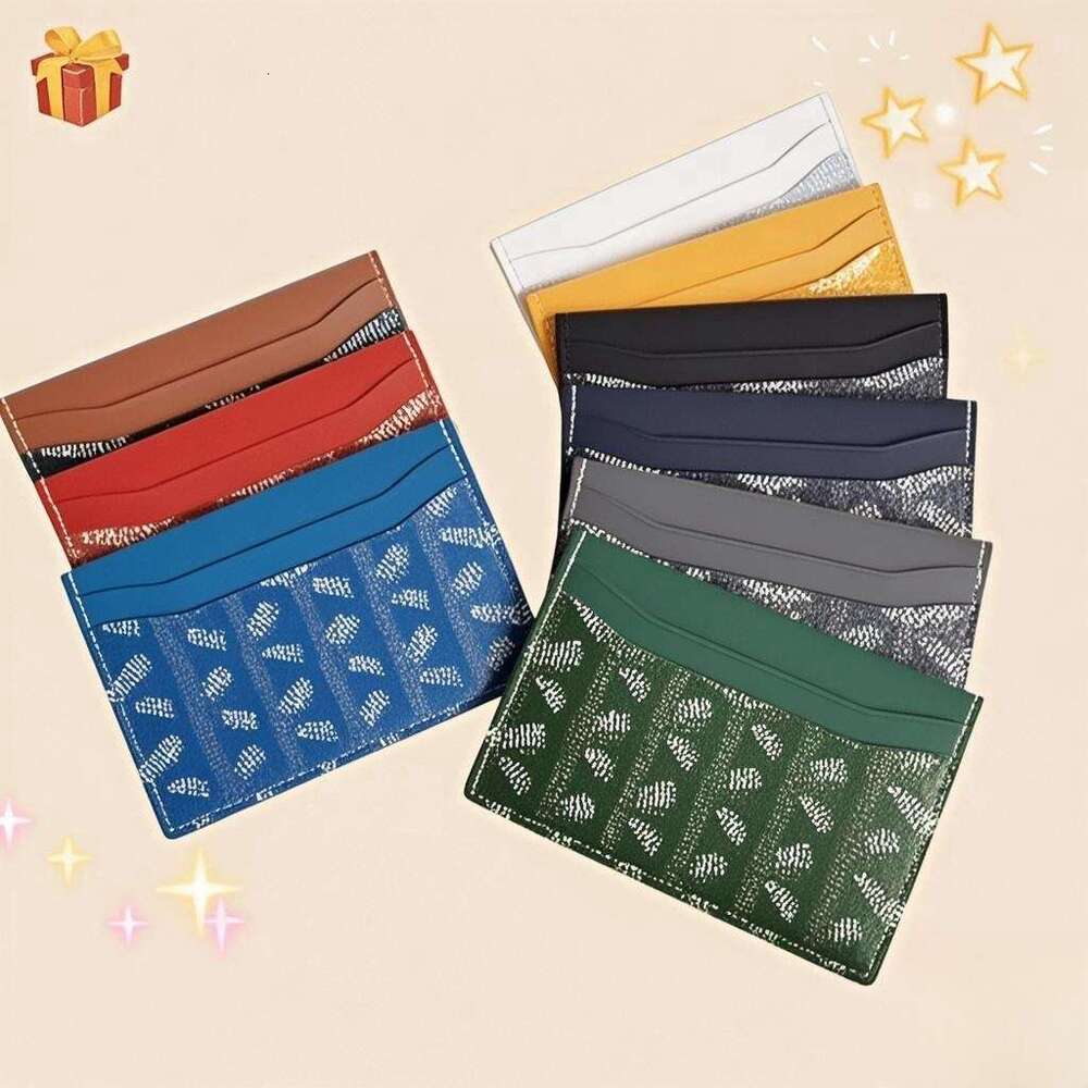 2025 AAA Genuine Leather Card Holder Designer Fashion Coin Purses Cardholder Womens Mens Passport Pouch ID Case 031 golys yardlys wallet