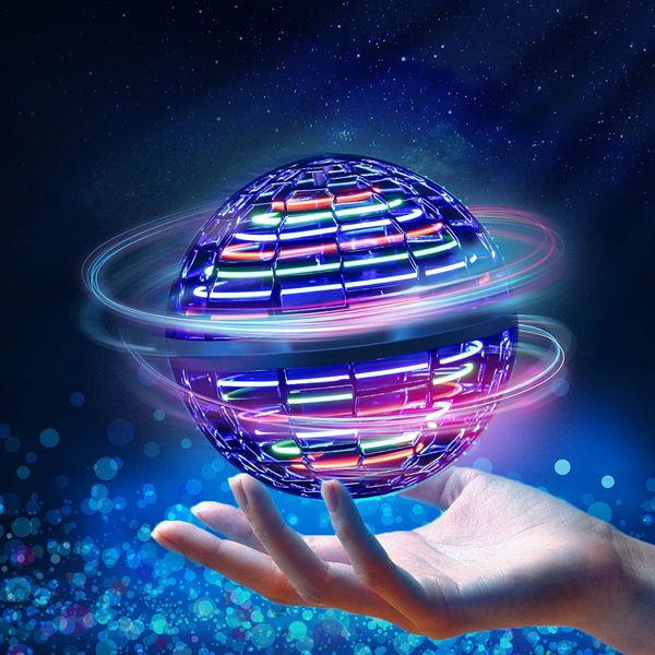 Magic Balls Flying Ball Toys Orb Hand Controlled Fidget Spinners With Rgb Lights Mini Drones Boomerang Neba Hoverball Toy Safe For O Ammtd