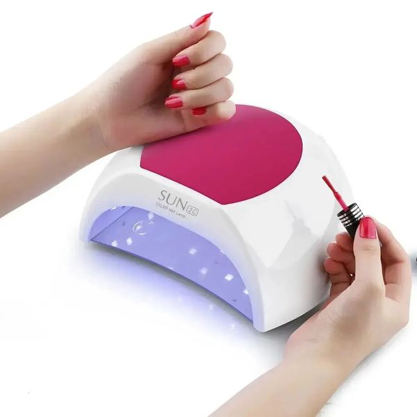Nail Dryers Sun2C UV Lamp 48W Gel Polish Dryer Pedicure Light Manicure Art Machine LED Not Black Handed 231110