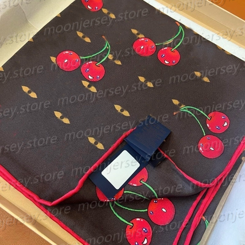 Fashion Designer Silk Wraps Women&#039;s Luxury Kerchief Outdoor Elegant Accesories Festival Gifts 30402