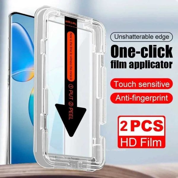 Cell Phone Screen Protectors 2Pcs Tempered Glass Screen Protector Film for OPPO Reno 12 11 10 9 Pro Find X7 X6 X5 X3 X2 Full Cover Glass Sma