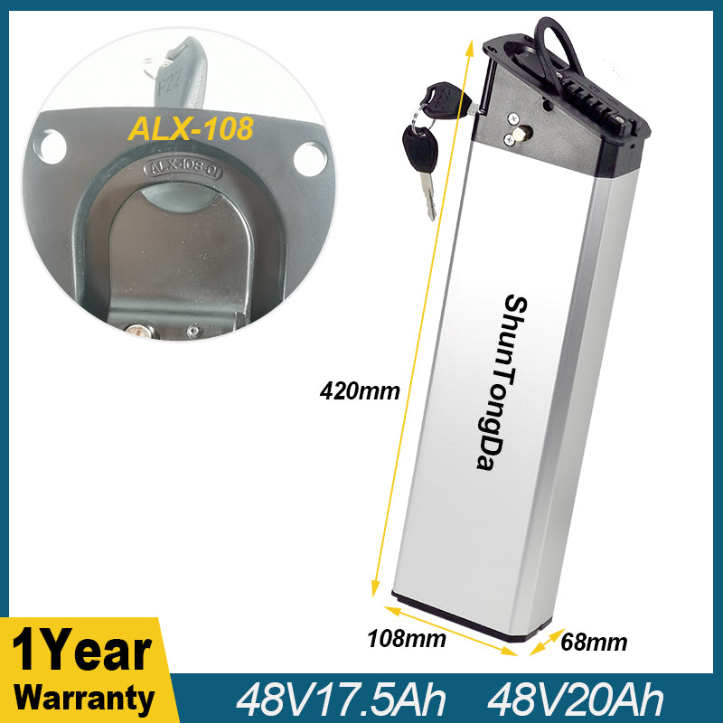 fOR G-FORCE NEW T42 Folding Fat Tire Electric Bike Replacement Battery 48V 20Ah 960Wh 52V 20Ah ALX-108 Battery
