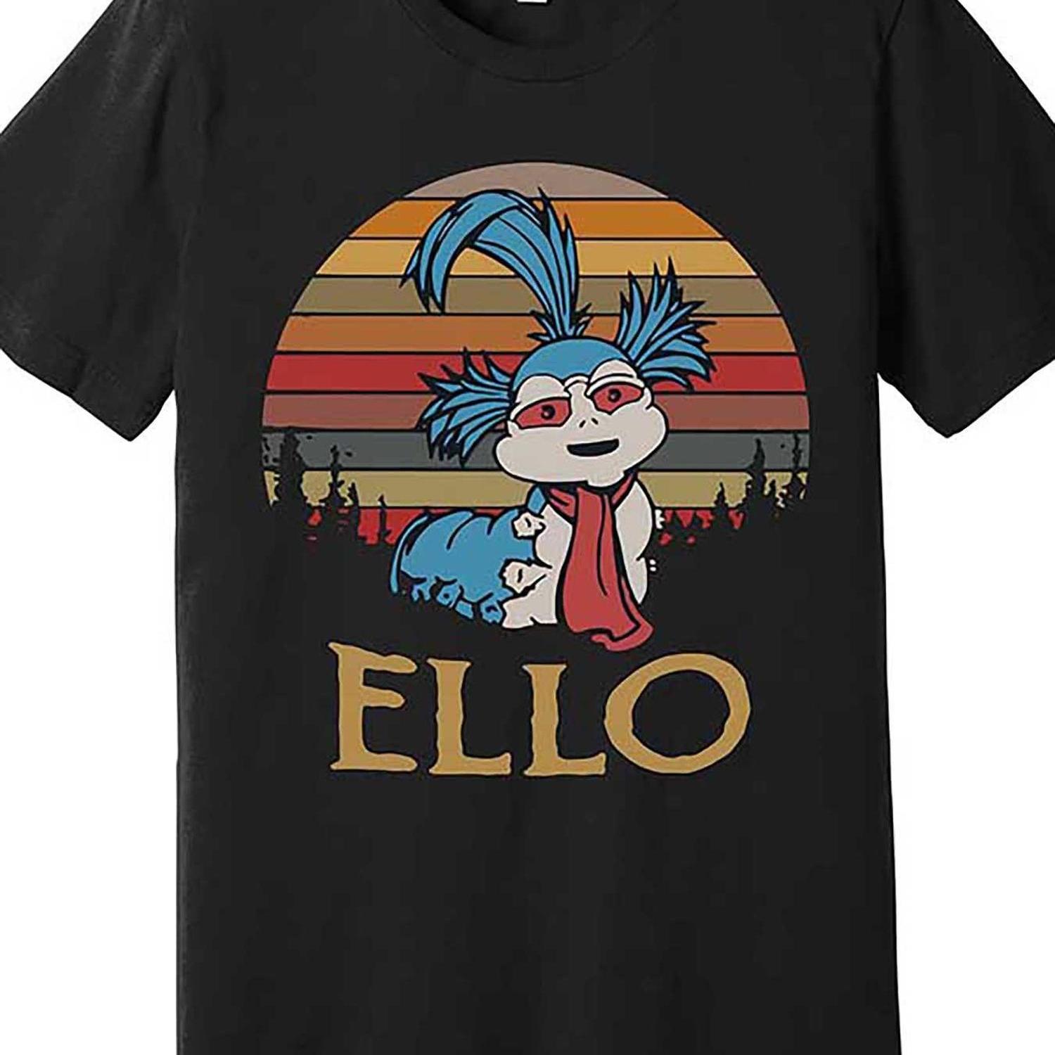 TEMU Labyrinth Movie Retro Premium T-shirt, Funny Men’s Short Sleeve Graphic Tee Collection Black