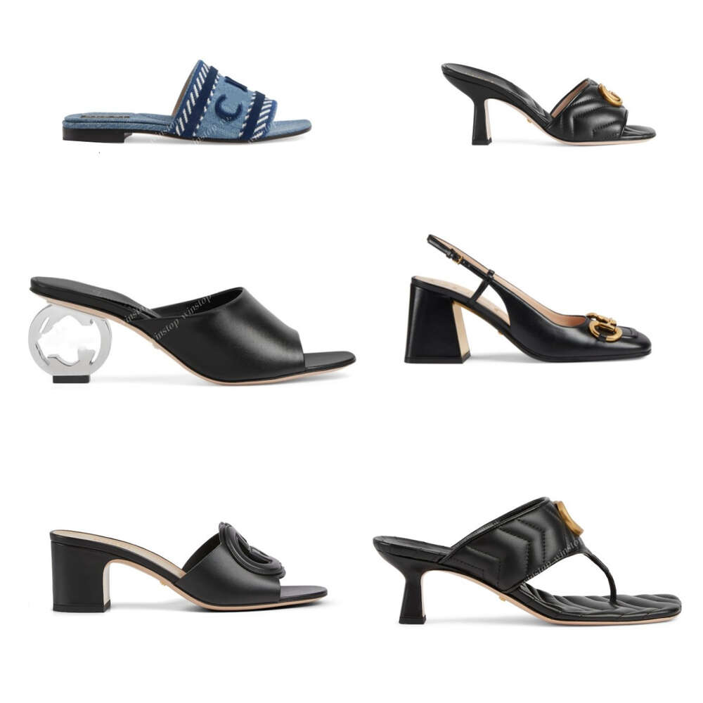 2024 10A Designer Womens Sandals Flat Shoes High HeelsGG Light Brown White Black Pink Lace Letter Canvas Slippers Womens Summer Outdoor Shoes