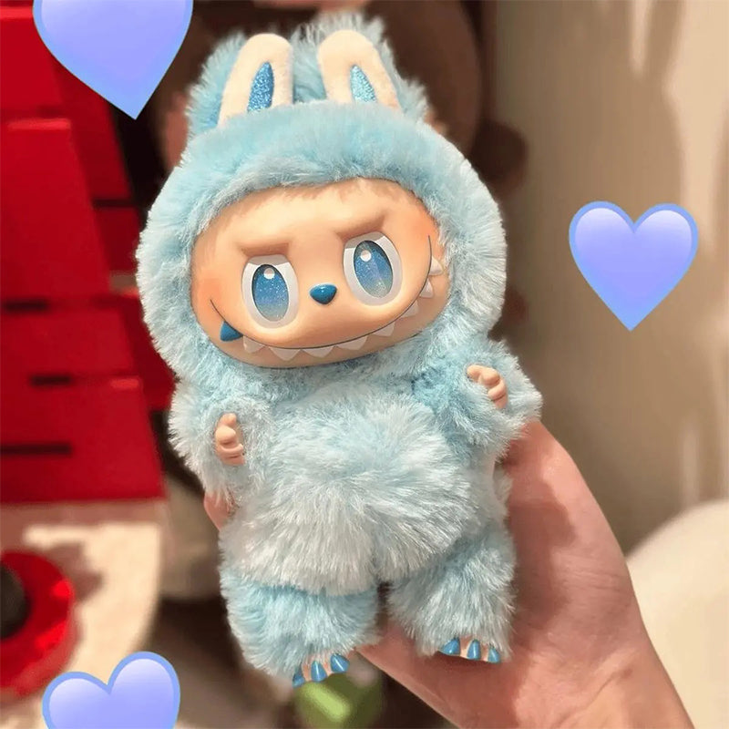labubu LaBuBu V3 Monsters Big Into Energy SeriesBlind Box Kawaii Figure Face doll clothesDoll Keychain Decor Gift blind bag 17CM 63c