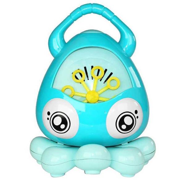 Novelty Games Octopus Automatic Bubble Machine portátil Music Bubble Machine Toy para meninos e meninas com mais de 3 anos de idade