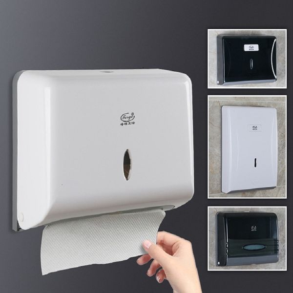 Toilet Paper Holders Tissue Box Wallmounted Paper Towel Holder Nonperforated Towel Dispenser For Kitchen Toilet Bathroom Paper Towel Holder