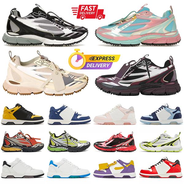 Top Shoes de grife de grife verde rosa preto branco azul azul laranja homem homem casual sapato fora do escritório treinadores de plataforma