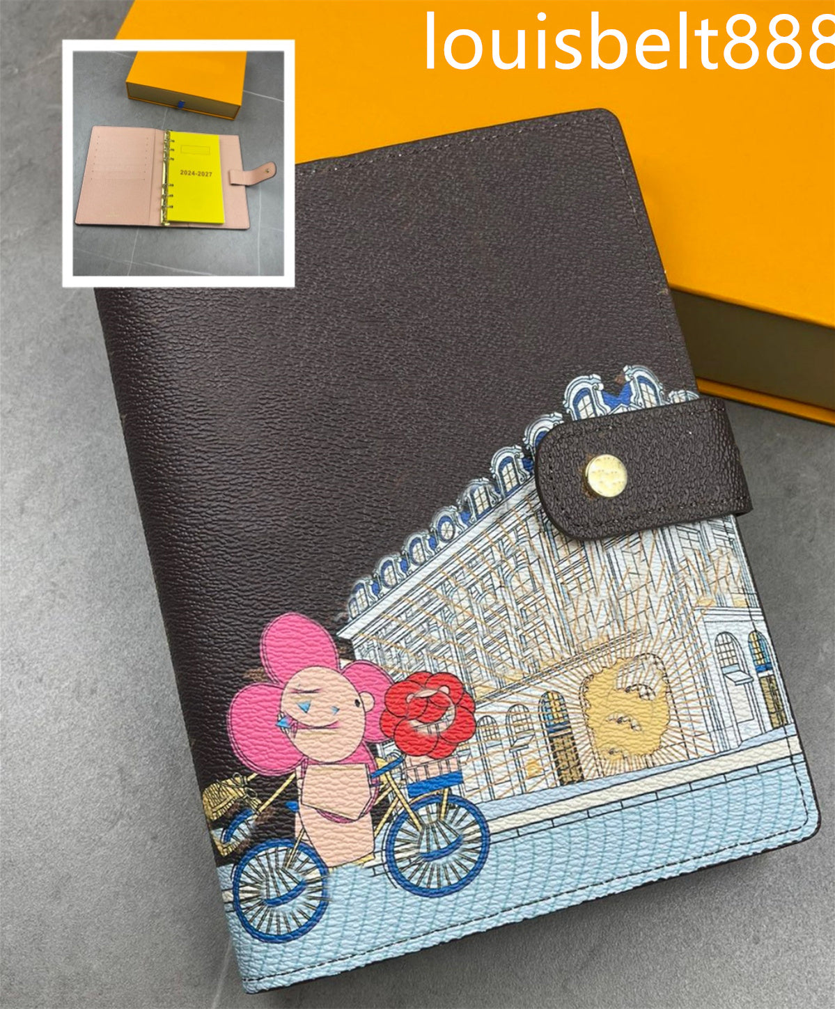 Designer Medium DESK AGENDA COVER Holders Memo Planner Men Women Cartoon Notebook Diary Agendas Protective Case Card Passport Holder Notepad Cover 2