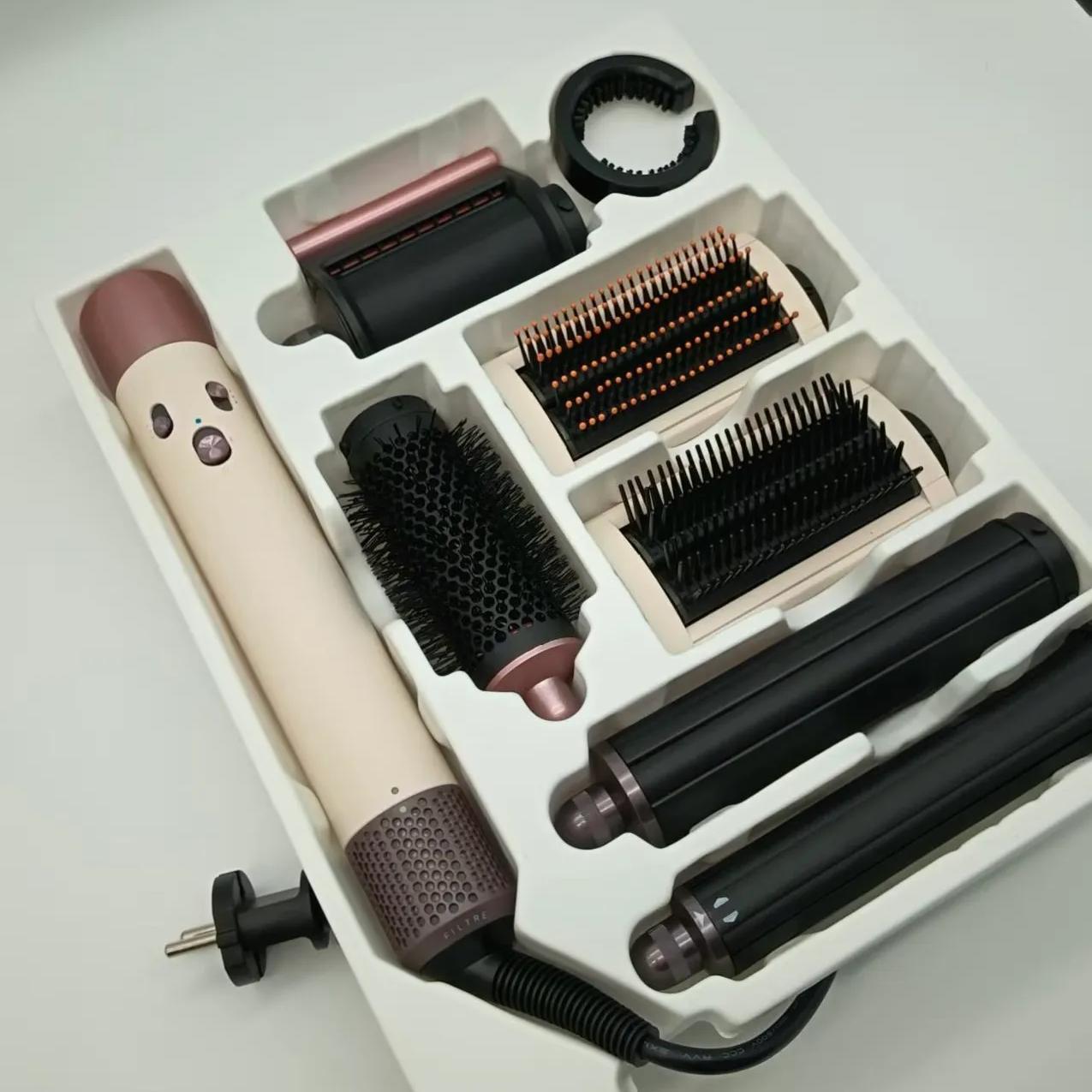 New Hair Dryers High speed 7-in-1 hair dryer air styling machine hot brush curling iron tool used for packaging with automatic