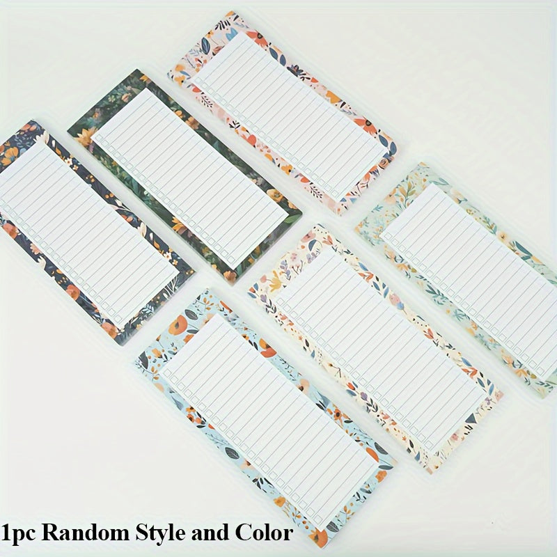 TEMU 1pc Magnetic Shopping List Pads - 50 Tear-off Sheets, Refrigerator & Notebook Compatible