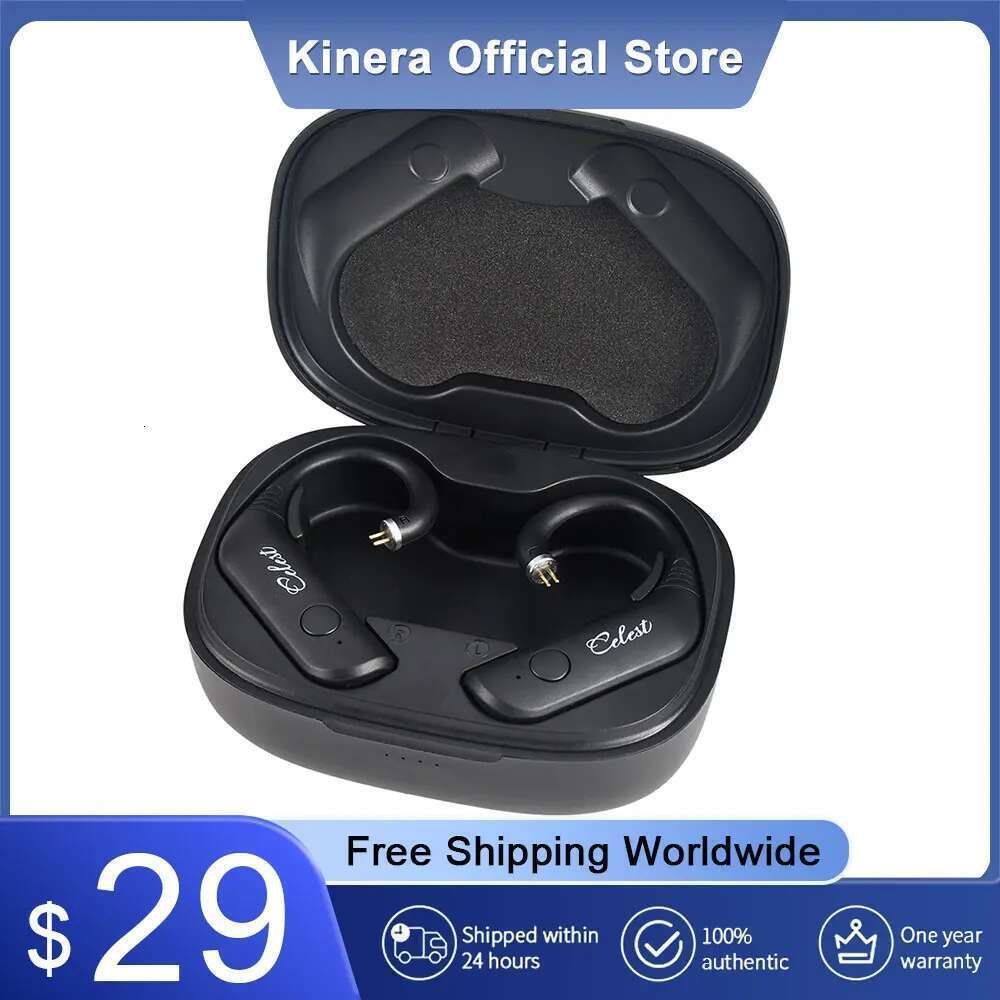 Kinera Celest T1 Ear Hook Earphone V5.3 Wireless Bluetooth Headphones Waterproof Cable TWS Headset Hifi Music IEMs