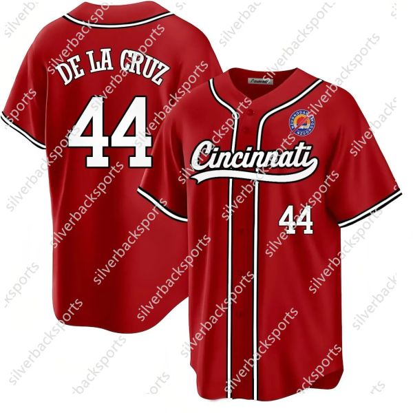 44 2024 Reds Elly De La Cruz Joey Votto Baseball Jersey Ken Griffey Jonathan India Pete Rose Custom Men Women Youth Wear
