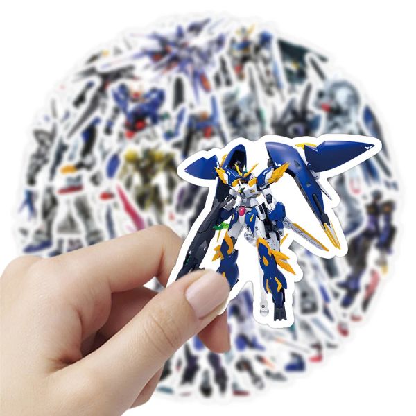 10-30-50PCS Cool Anime GUNDAM Graffiti Stickers DIY Bike Travel Luggage Guitar Laptop Waterproof for Kid Toy Sticker Decal Gift