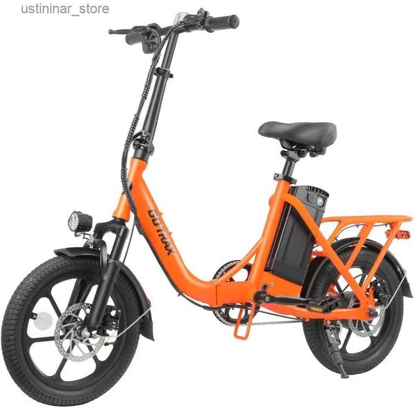 Bikes Ride-Ons Electric Bike25Miles Range Speed 15.5Mph350W MotorFolding E-Bike with Removable BatteryCommuter Electric Bicycle for Adults L