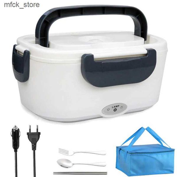 Electric Heated Lunch Boxes Plastic Electric Heated Lunch Box 12V 24V Car Truck Travel Outdoor Meal Heating Heater 220V 110V EU US Food Warm