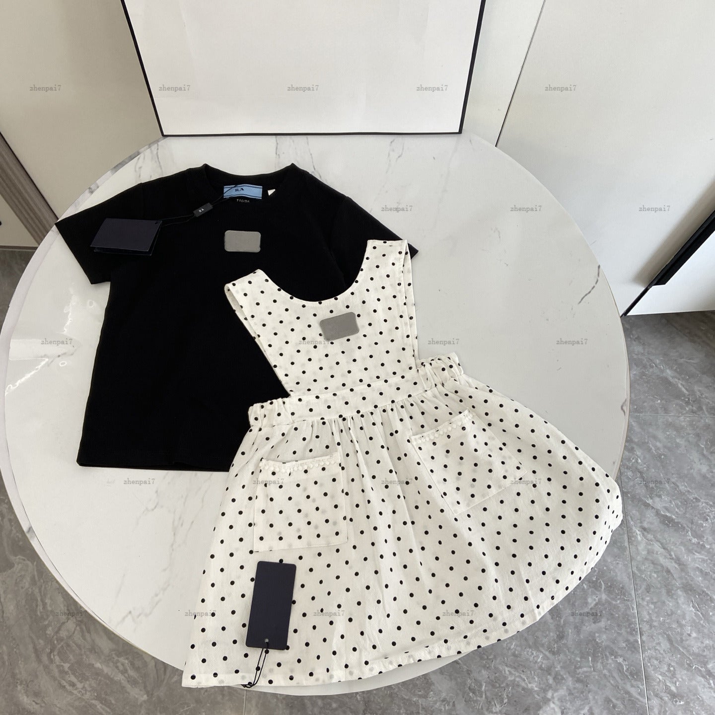 Top newborn jumpsuits High quality toddler bodysuit kids designer clothes baby Crawling suit T-shirt and Strapless dress A130X04N091