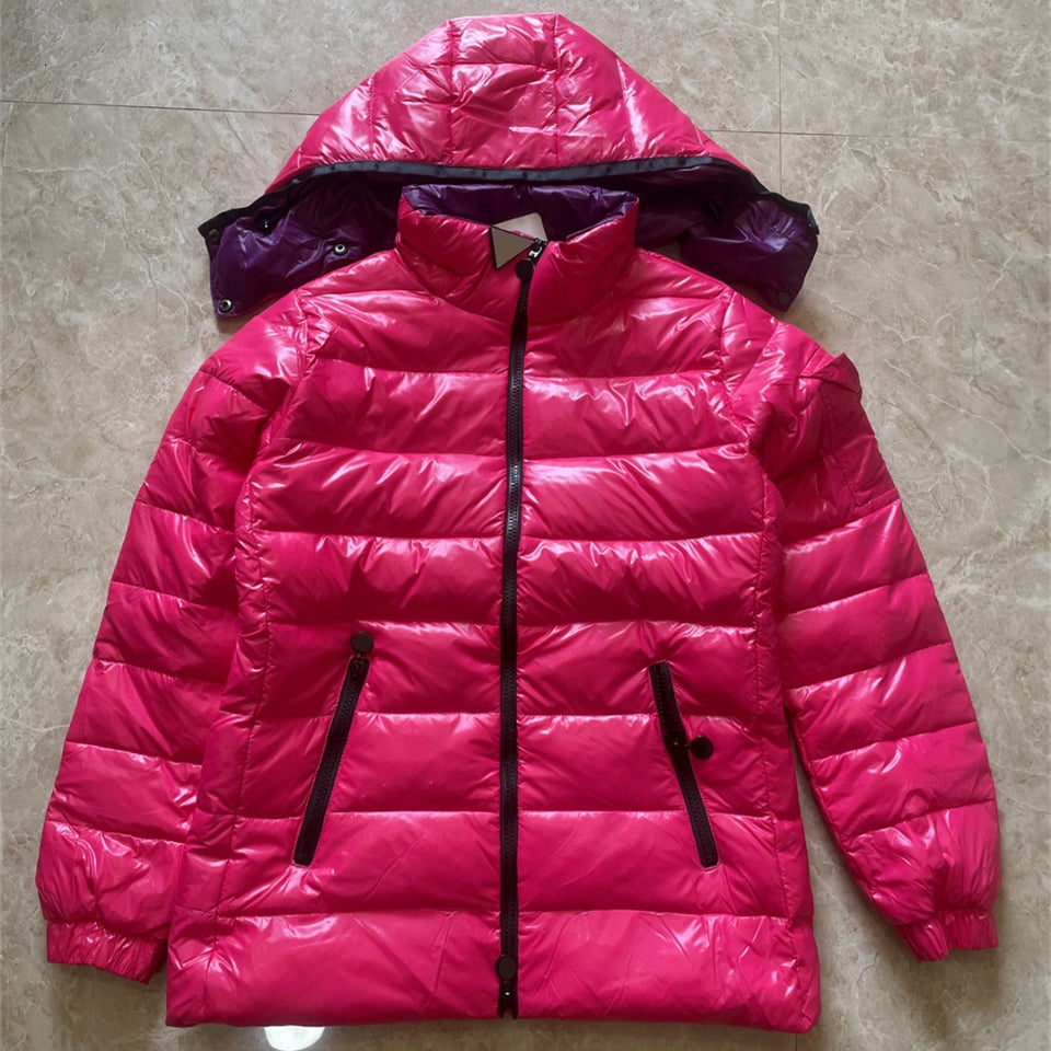 Women Puffer Jacket White Duck Down Parka with Fluffy Wolf fur collar Warm Designer Winter Coat for Outdoor Streetwear Asian Size down jacket Puff J