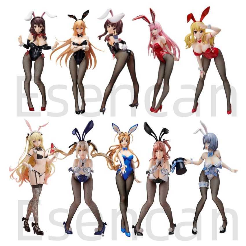 Action Toy Figures Native BINDing B-Style Eruru Maid Yunyun Nakiri Erina 530 Bunny Ver Girl Figure PVC Anime Model Toys Collection Dolls Gifts Q2407