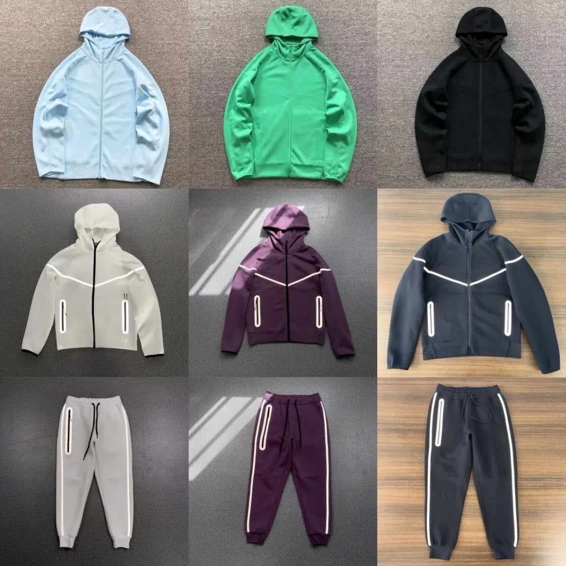 Tech Fleece Mens Womens Hoodies Pants Nocta Tracksuits Jackets Tracksuit Tech fleece Set Hooded Sweatshirt Loose Pants Man windbreaker Reflective 3M