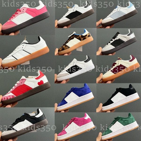 Kids designer shoes Toddler Sneakers Children SkateboardingTrainers 22-35 BLACK white grey color Infant Boys Girls Baby shoesqD0e#