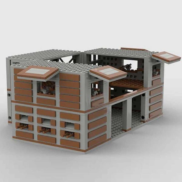 Blocks MOC Military Scene Warehouse House Outpost Rifle Preparation Building Blocks Bricks DIY Puzzle Assembly Birthday Gift for Kids Y24122