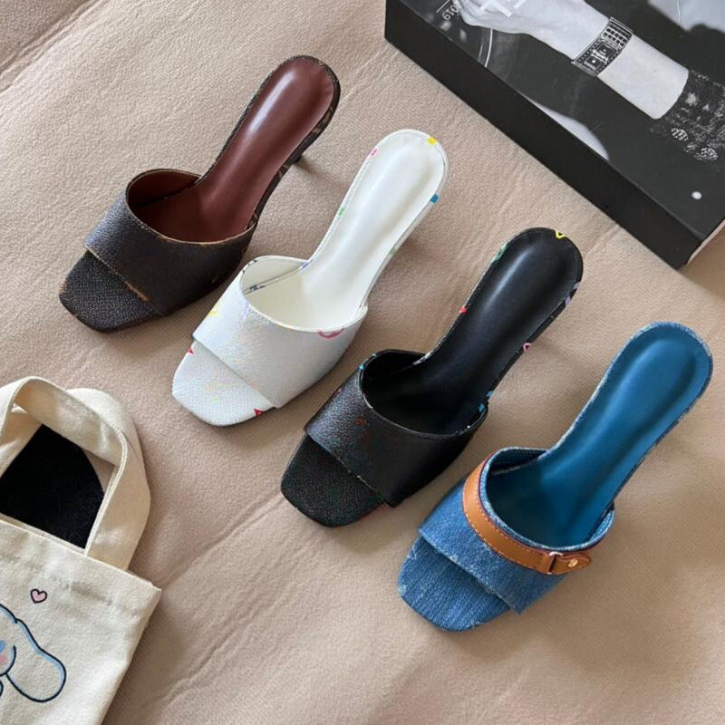 Sandals Women Slides Mens Flat Comfort Slippers Womens Sliders Mens Slide Luxury Slipper Printed Mens Summer Beach Sandal Fashion Shoes 27771