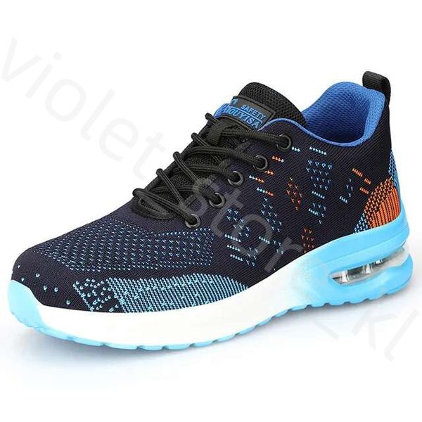 Air Cushion Safety Shoes Men Women Work Sneakers Steel Toe Shoes 2024 New Work & Safety Boots Indestructible Work Shoes Footwear 418