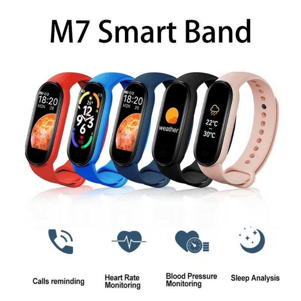 Hot Sale Smart Band Wah Silicone Rate Smart Band Variable Dial Fitness Tracker Blood Pressure Exercise Bracelet Suitable for Mi Band 7 T2411