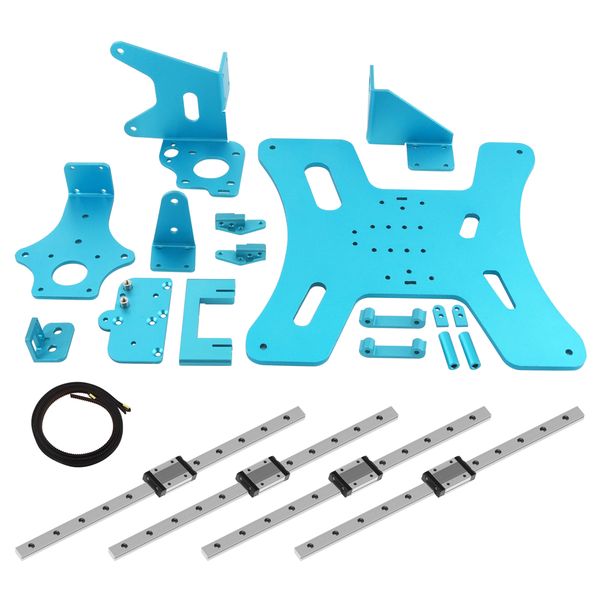 BLV Ender 3S-3PRO 3D Printer Upgrade Kit Including X-Y Axis Aluminum Plates MGN12H Linear Rail and Screws Set