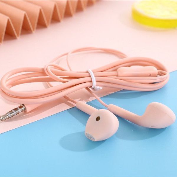 Portable Sport 8 Colors Earphones Wired Super Bass With Built-in Microphone 3.5mm In-Ear Headphones Wired Hands Free For Cell phones Wire-co