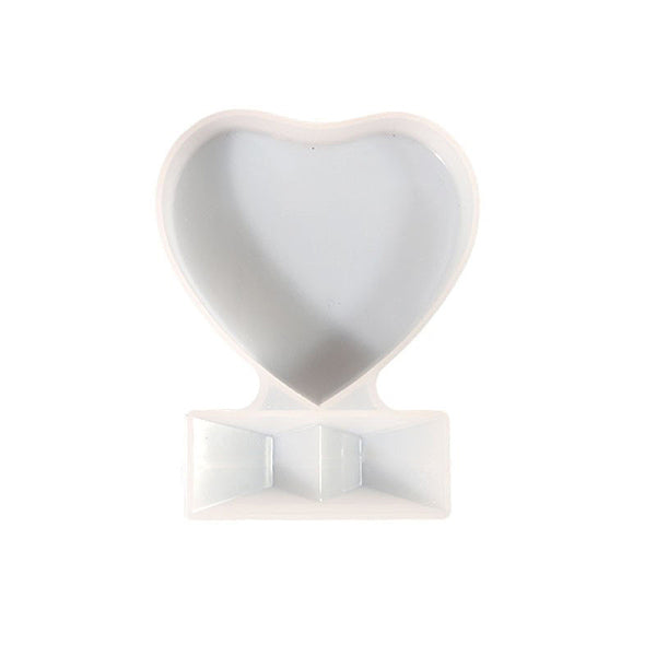 DIY Food Grade Silicone Heart Photo Frame Display Molds