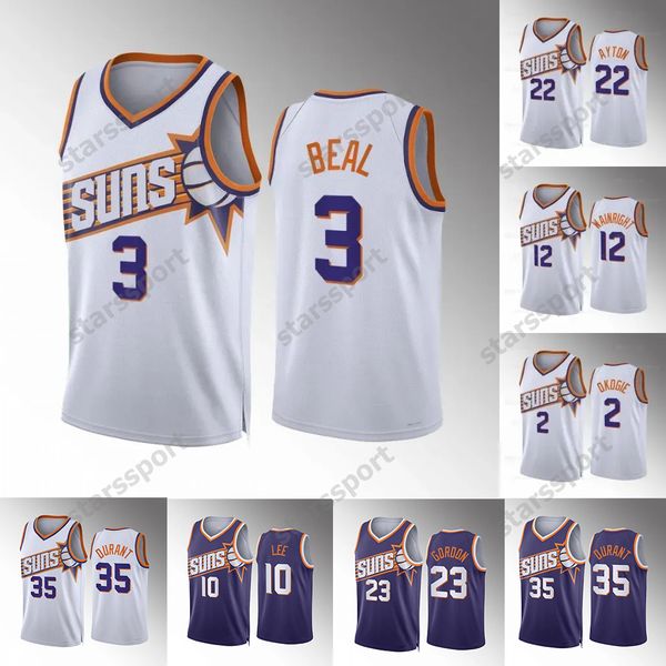 2023-24 Kevin 35 Durant Suns Jersey Devin Booker DeAndre Ayton Bradley Beal Steve Nash Charles Barkley Cameron Payne Jock Landale Eric Gordo