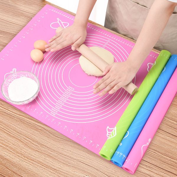 Baking Mat Silicone Pad Sheet Baking Mat for Rolling Dough Pizza Dough Non-Stick Maker Holder Kitchen Tool 40*30cm
