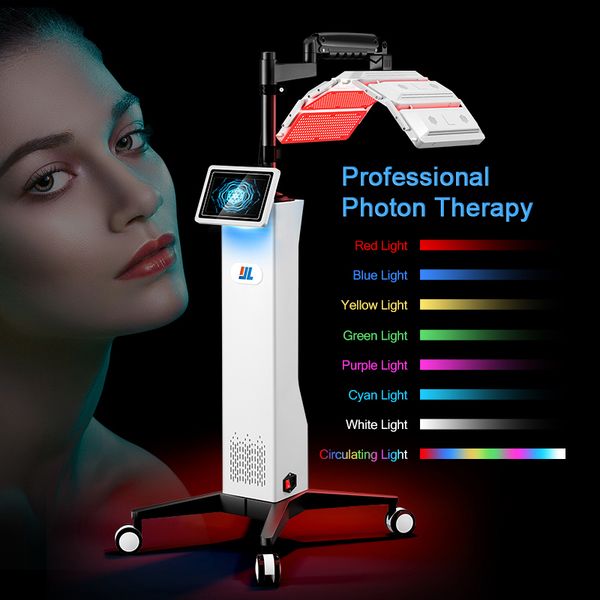 Photon Light Treatment Skin Rejuvenation Acne Treatment Melanin Removal 7 Colors PDT Whiten Skin Photodynamic Therapy Machine for Anti-aging