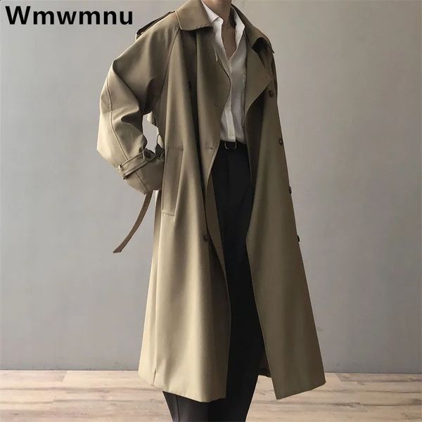 Elegant Office Ladies Trench Coats Casaco Korean Chic Belt High Grade Women Windbreak Coats Classic Fashion Short Wind Coat 250118