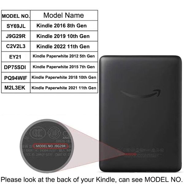 Glossy Clear Tempered Glass Screen Protector For Kindle 2022 11th 2019 10th Paperwhite 2021 2018 5th 6th 7th Gen Protective Film