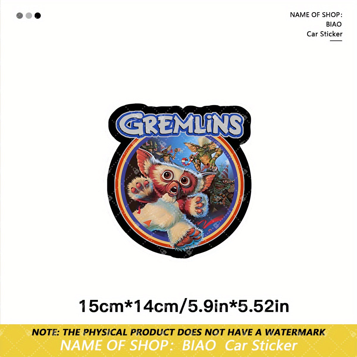 TEMU The Cultural Impact Of A 80s Movie Phenomenon Sticker- Car Decal, Bumper Sticker Decoration, Waterproof, Uv Protection, Matte Effect, Vinyl