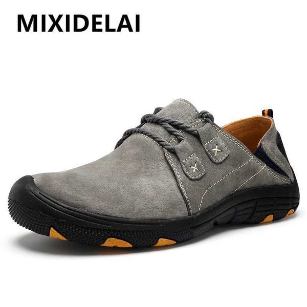 Sapatos casuais de novo mass tamanhos de couro genuíno sapatos masculinos de homem plana tênis de moda respirável Man Boat Shoesc250123