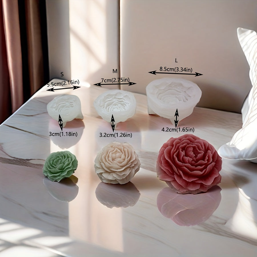 TEMU Diy Silicone Mold For Aromatherapy Candles And Handmade Soaps - Craft Resin Casting Tool, Round Shape, Candle Molds Silicone